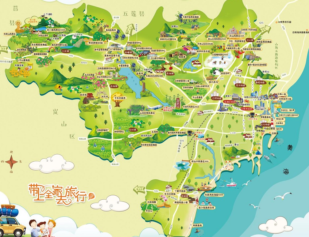 同江景区使用手绘地图给景区能带来什么好处？